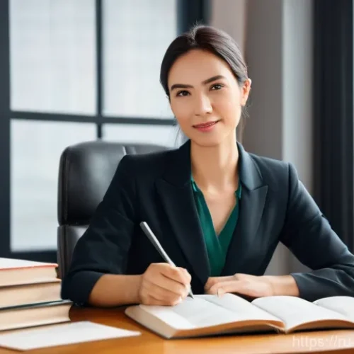 국제통역사 경력 관리 - **Prompt: Expert Legal Translator in a Focused Study**
    "A sophisticated and intelligent female f...